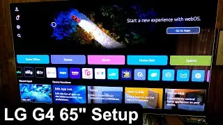 Setting Up My New 65" LG G4 TV