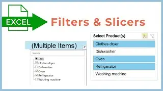 How to use Filters and Slicers in Pivot Tables - Excel Tutorial