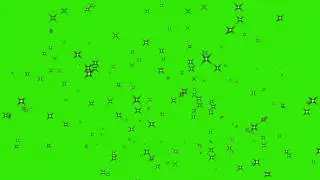 star Falling on Green Screen Motion Background - Green Screen Star Particles Effects /Video efect