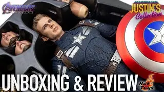 Hot Toys Captain America Stealth Suit Avengers Endgame Unboxing & Review