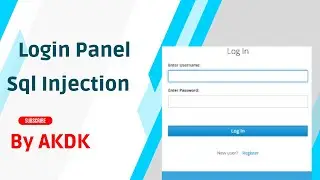 Login Panel Sql Injection By AkDk