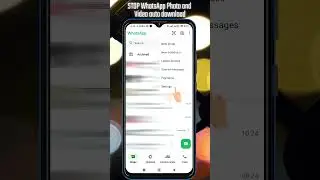 How to Stop WhatsApp Auto Download || WhatsApp Auto Download Media off || #whatsapp #shorts