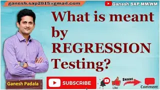 Regression testing || SAP || Testing Methods || Manual Testing || Automation || Software Jobs || ERP