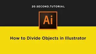 Break Shapes into Separate Pieces in Illustrator | Adobe Illustrator Tutorial #15