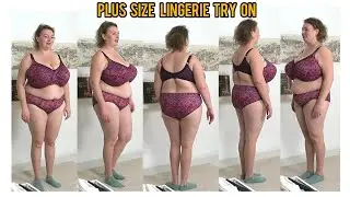 PLUS SIZE LINGERIE TRY ON