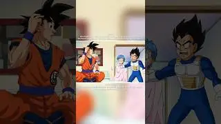 Goku in Bulma Bedroom Causing an Awkward Situation #anime #goku #shorts