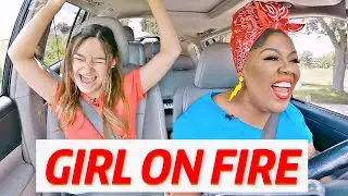 AGT Little GIRL ON FIRE Carpool Karaoke/Angelica Hale and Viral Vocal Coach