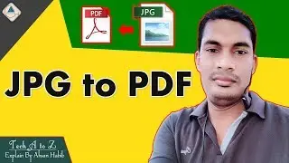 How to convert JPG to PDF using MS Word | Ahsan Tech Tips