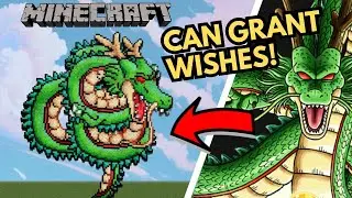 Getting My WISH Granted using Shenron || Minecraft Dragon Ball Bedrock Edition Showcase