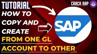 How to Copy and Create from One GL Account to Other