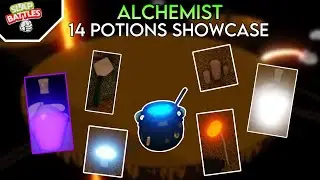 14 ALCHEMIST POTIONS SHOWCASE!!! | Roblox - Slap battles