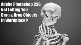 Adobe Photoshop CS6 issue Cannot Drag and Drop any object in it