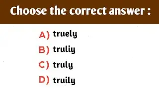 Test Your English Grammar - Misspelled Words in English | Grammar Quiz