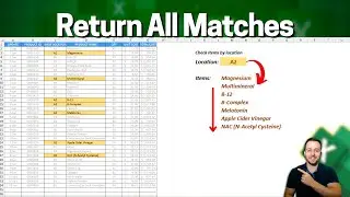 How to Return Multiple Values in Excel Lookup Function | All Matches Results