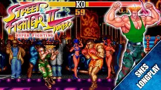 Street Fighter II Turbo: Hyper Fighting (SNES) 【Longplay】