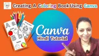 How to make coloring book in Canva for Amazon KDP  coloring book  tutorial using AI in Canva