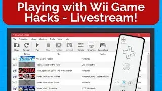 Playing with Wii Game Hacks Live