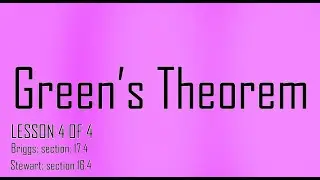 17 4d: Proof of Green's Theorem