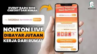 Terbaru ! Penghasilan JUTAAN Hanya NONTON Orang LIVE- Aplikasi Penghasil Uang 2021 ( BIGO LIVE )