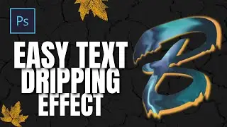 DRIPPING text effect photoshop | Create a Text dripping effect in photoshop | Bhushan Boudhankar