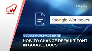 How to change the default font in Google Docs