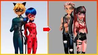 Miraculous: Ladybug And Cat Noir Glow Up - Miraculous Transformation