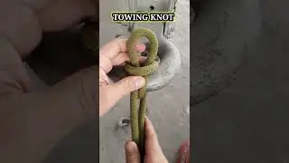 CAR TOWING KNOT: How to tie a hitch knot that is easy to untie 