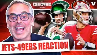 Jets-49ers Reaction: Brock Purdy outduels Aaron Rodgers, Jets defense is a mess | Colin Cowherd NFL