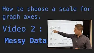 How to choose a scale on a graph (part 2, method applied to messier data)  |  A-Level Physics How To