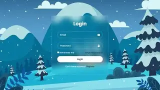 Membuat Form Login Stylish dengan Efek Transparan dan Responsif HTML CSS