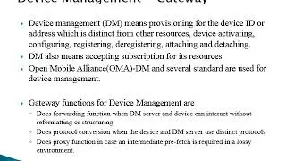 Module 1: Gateway functions