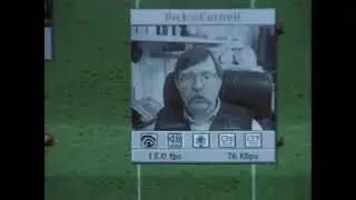 Visioconférence en 1994 avec CU-SeeMe  (présentation Macintosh -  Computer Chronicles - 1994 PBS)