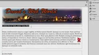 Adding navigation menu in Dreamweaver CC