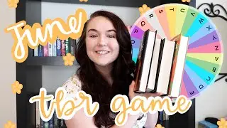 random letter generator picks my june TBR 2021! // spinner wheel june TBR GAME chooses books to read