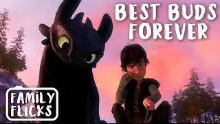 Toothless And Hiccup's Friendship Journey | How To Train Your Dragon (2010) | Family Flicks