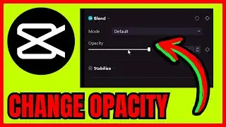 How To Change OPACITY On CapCut PC (2024)