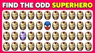 Find the ODD Emoji Out - Superheroes Edition | Marvel & DC Quiz 🦸‍♀️🦸