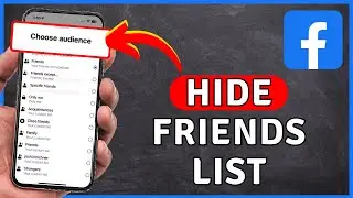 How to Hide Facebook FRIEND LIST - Facebook Tutorial