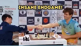 Magnus Carlsen VS Aireza Firouzja: CRAZY Endgame