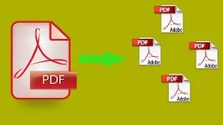 How to save each page in a PDF in a separate file (extract pages from PDF)