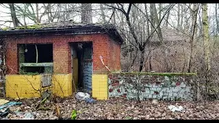 ГСВГ. Ютербогский госпиталь.От КПП к фонтану с скульптурной композицией 9.02.2024