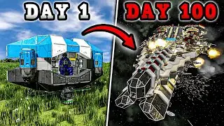 I Survived 100 Days In Space Engineers and Went INSANE