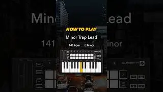 Learn to play a Minor Trap Lead in Melodics 🎶