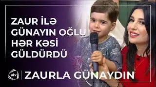 Məşhur cütlüyün övladı, danışığı ilə HƏR KƏSİ GÜLDÜRDÜ / Zaurla Günaydın