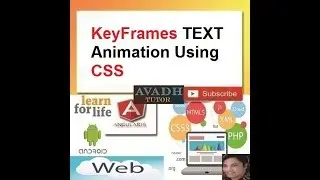 text animation using css | keyframes animation | how to creation animation