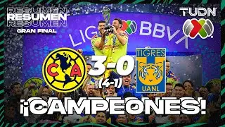 Resumen y goles | América (4)3-0(1) Tigres | AP2023 - Final VUELTA | TUDN