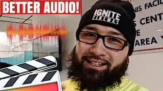 How To Make Your Audio Sound CRISPY & AMAZING  - Final Cut Pro X Tutorial (No Plugins Needed)