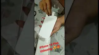 iPhone 14 Plus unboxing 2023 #iphone #unboxing #shorts #reels