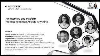 Architecture and Platform Product (Revit) Roadmap Ask Me Anything