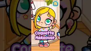 Cute? Coquette Makeover 💜🩵💚 #avatarworld